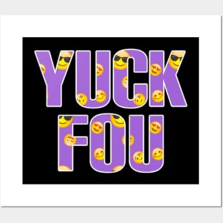 Yuck fou purple emoji Posters and Art